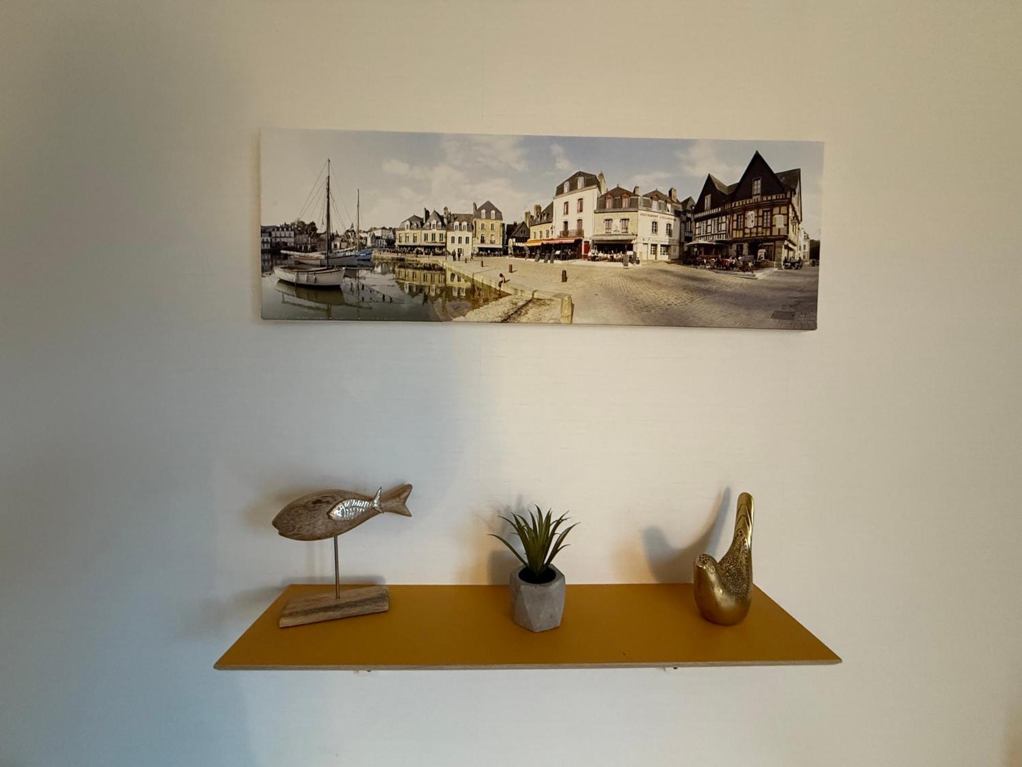 Appartement T2 Vue Sur La Riviere Avec Garage Privatif - Port De Saint-Goustan โอเร ภายนอก รูปภาพ