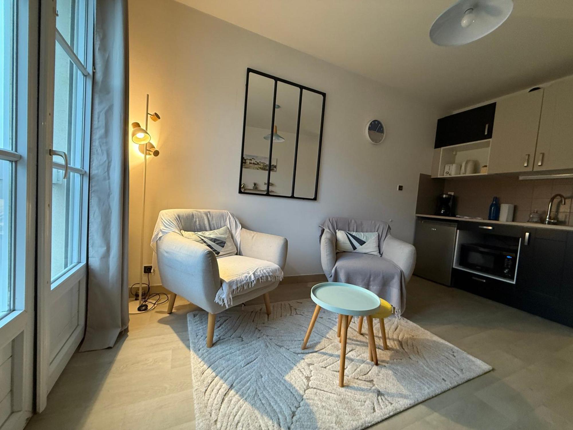 Appartement T2 Vue Sur La Riviere Avec Garage Privatif - Port De Saint-Goustan โอเร ภายนอก รูปภาพ